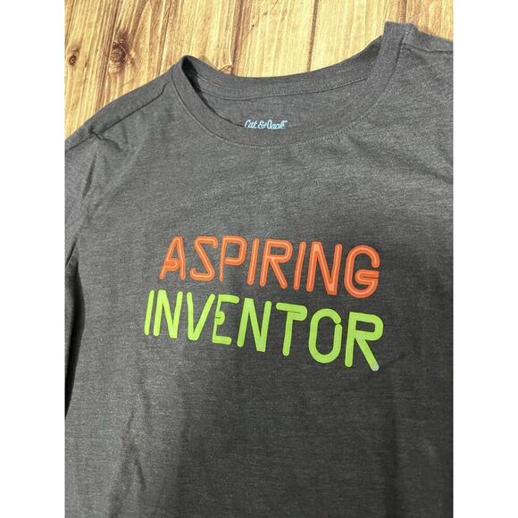 Aspiring Inventor Kids Shirt Long Sleeve Cat & Jack - Picture 3 of 5